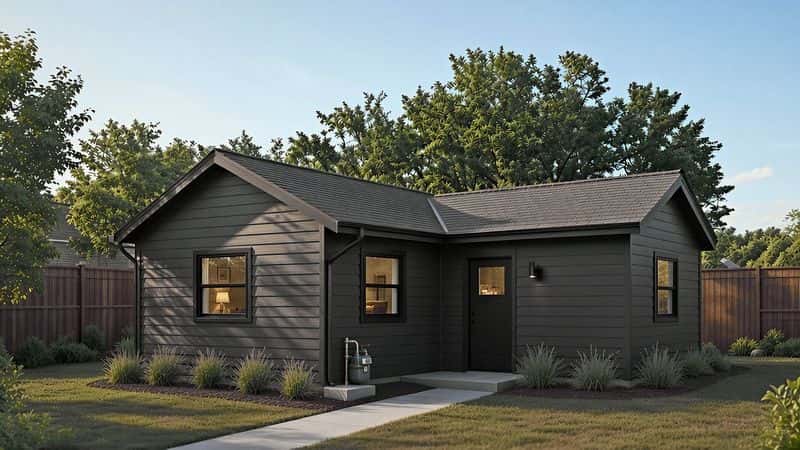B-436 ADU exterior in dark colorway