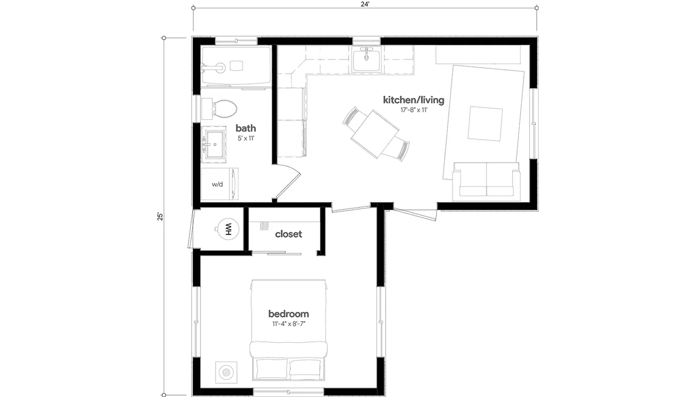 B-436 floor plan