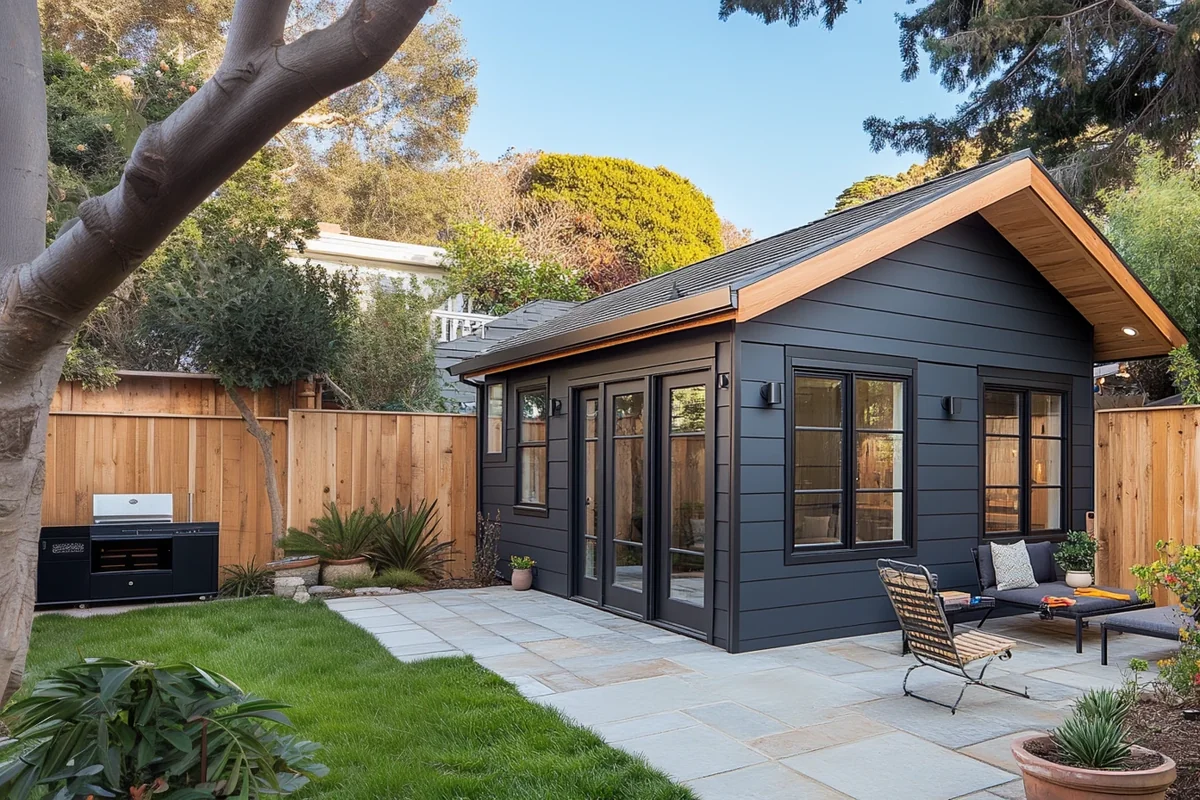 Boundless ADU exterior at dusk