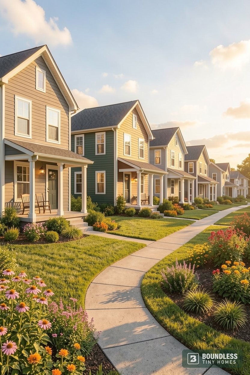 Row of cottage homes in Madison